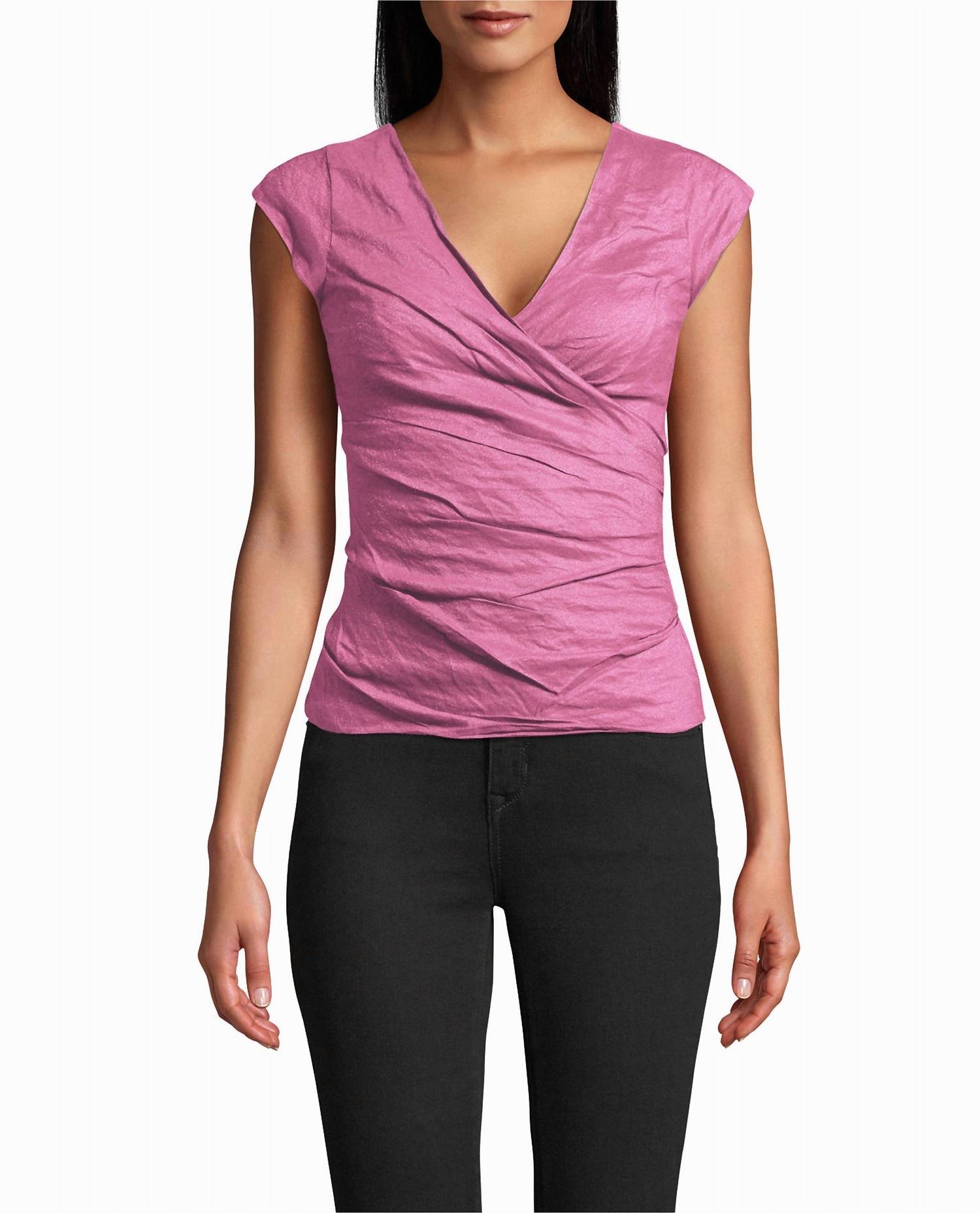 Nicole Miller - Cotton Metal Logan Top