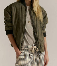 Free People - JAX WASHED BOMBER JACKET