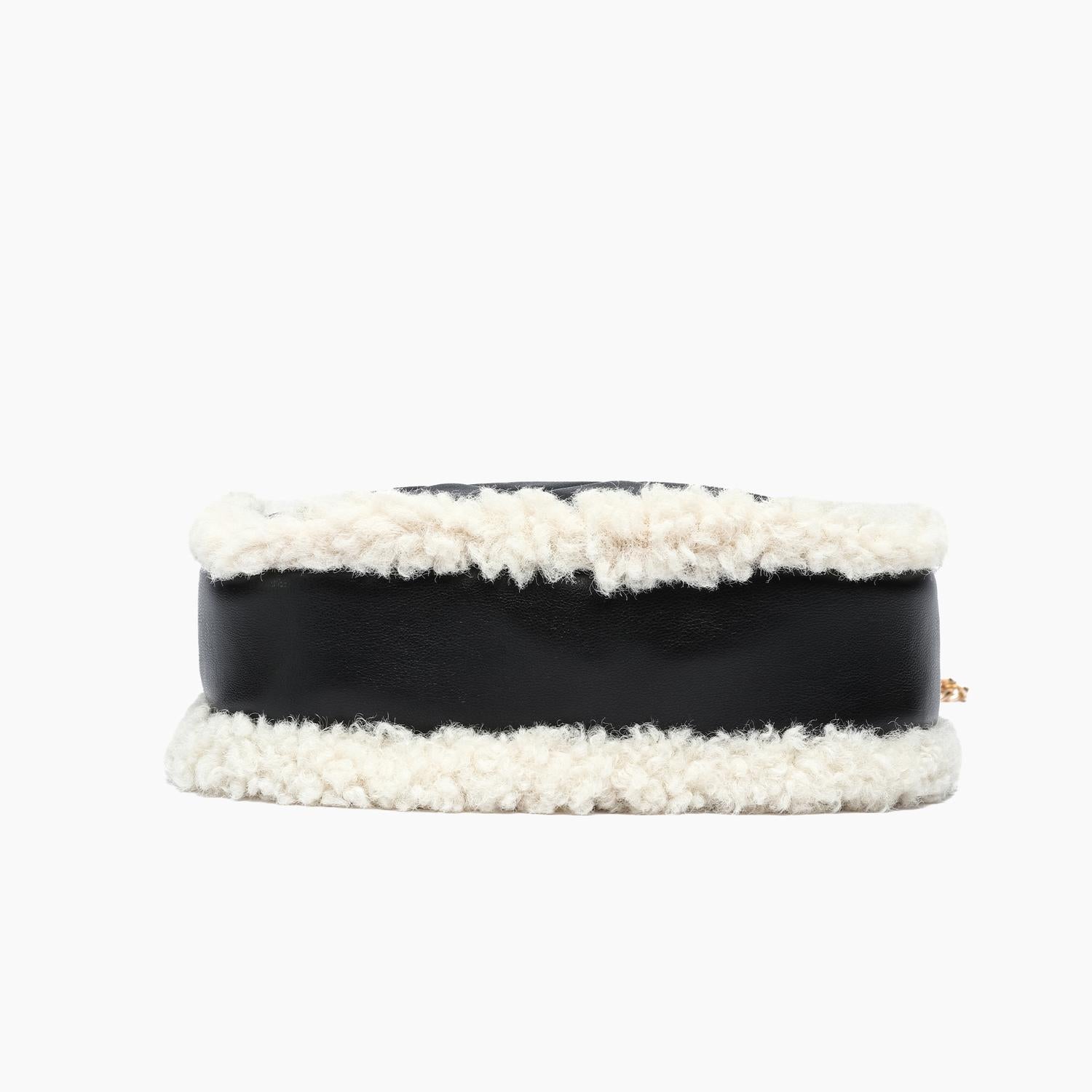 Like Dreams - Women's Holly Sherpa Vegan Leather Crossbody Bag