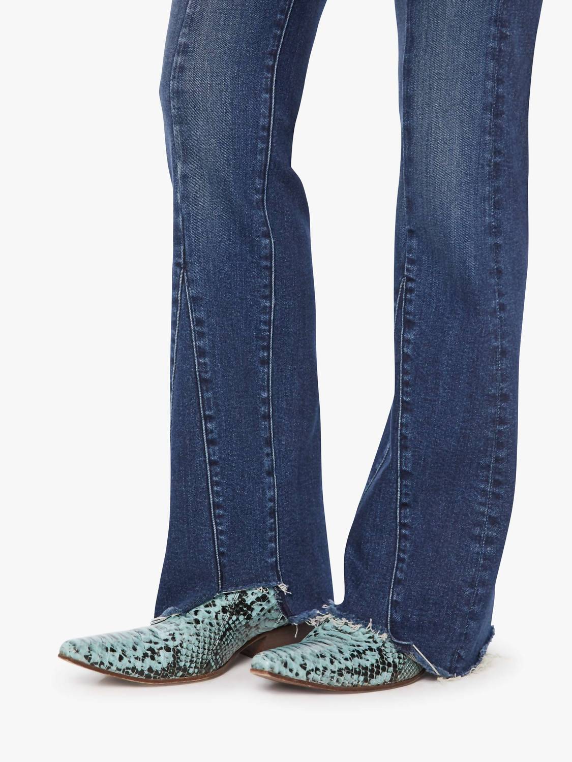 Mother - Insider Skimp Pointy Fray Jeans
