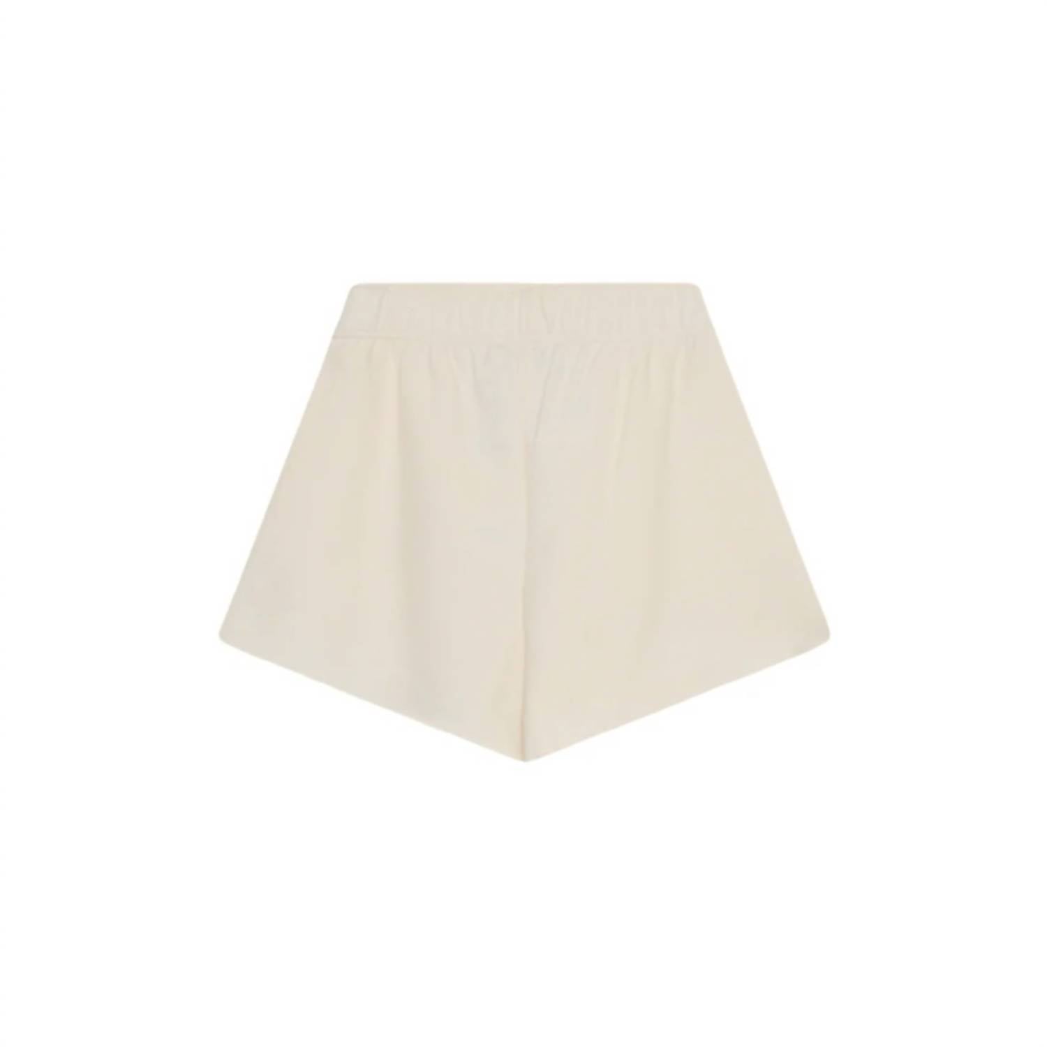 The New Society Women's Mazrus Shorts in ecru - women's shorts - detail view