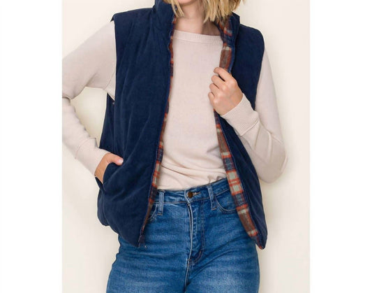 Staccato - Plaid Reversible Vest