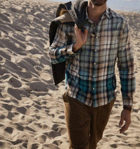 Surfside Supply - Men's Brian Ombre Plaid Shirt