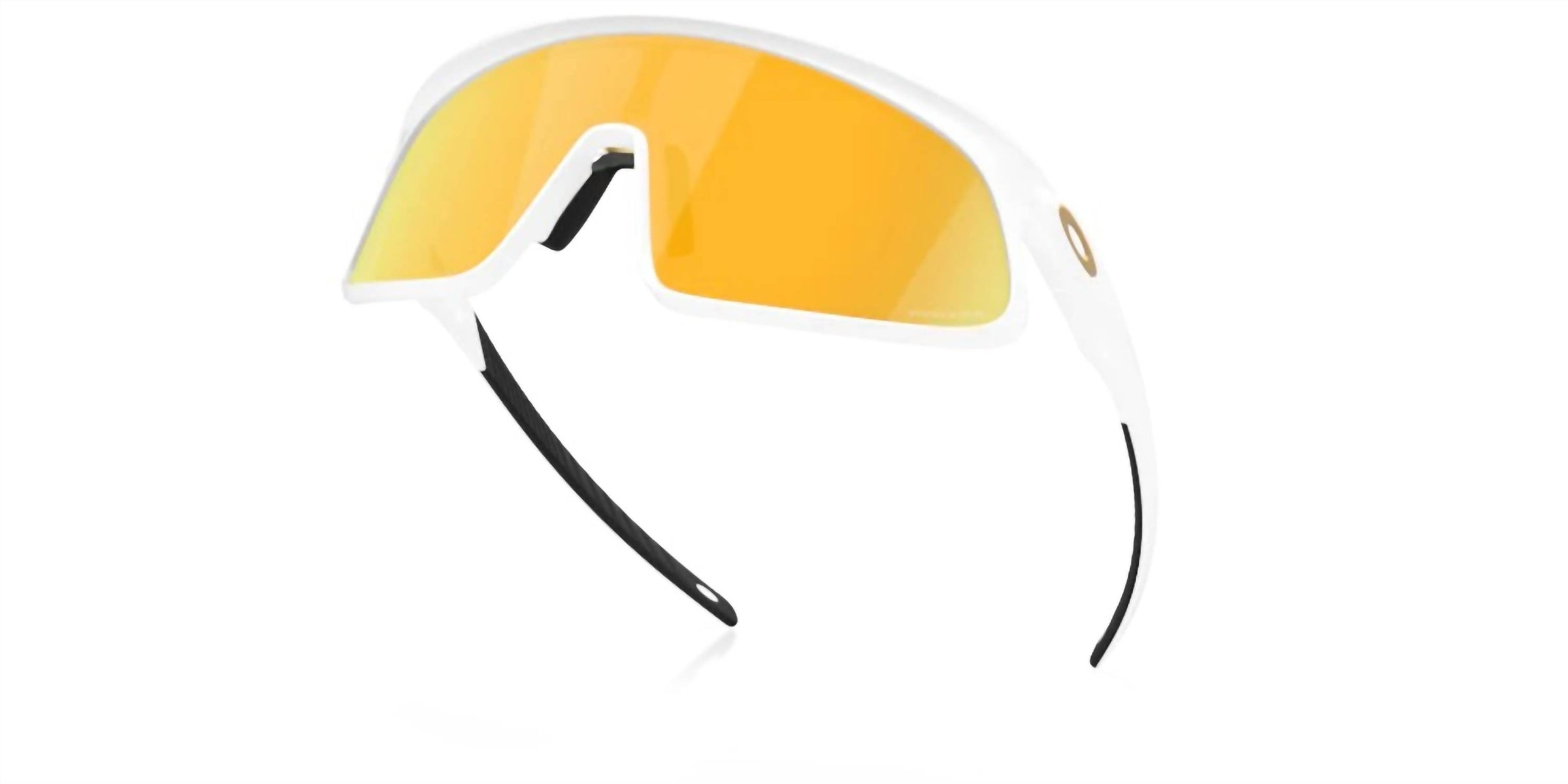 Oakley Men's Rslv Sunglasses in matte white prizm 24k lens - men's accessory