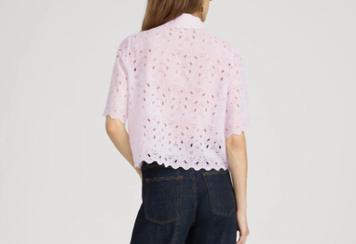Frame - The Paisley Eyelet Top
