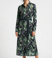 Desoto - Palm Print Shirt Dress