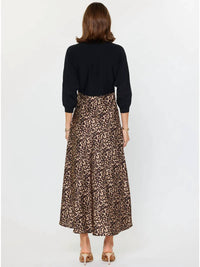 Current Air - Mixed Media Midi Dress