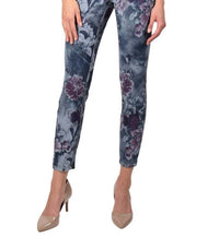Frank Lyman - Reversible Floral Printed Jeans