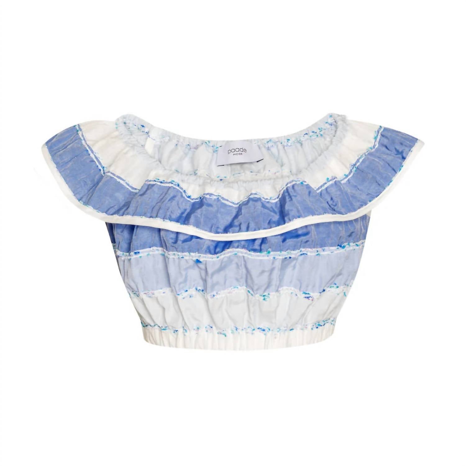 Paade Mode - Girl's Crop Skyline Top
