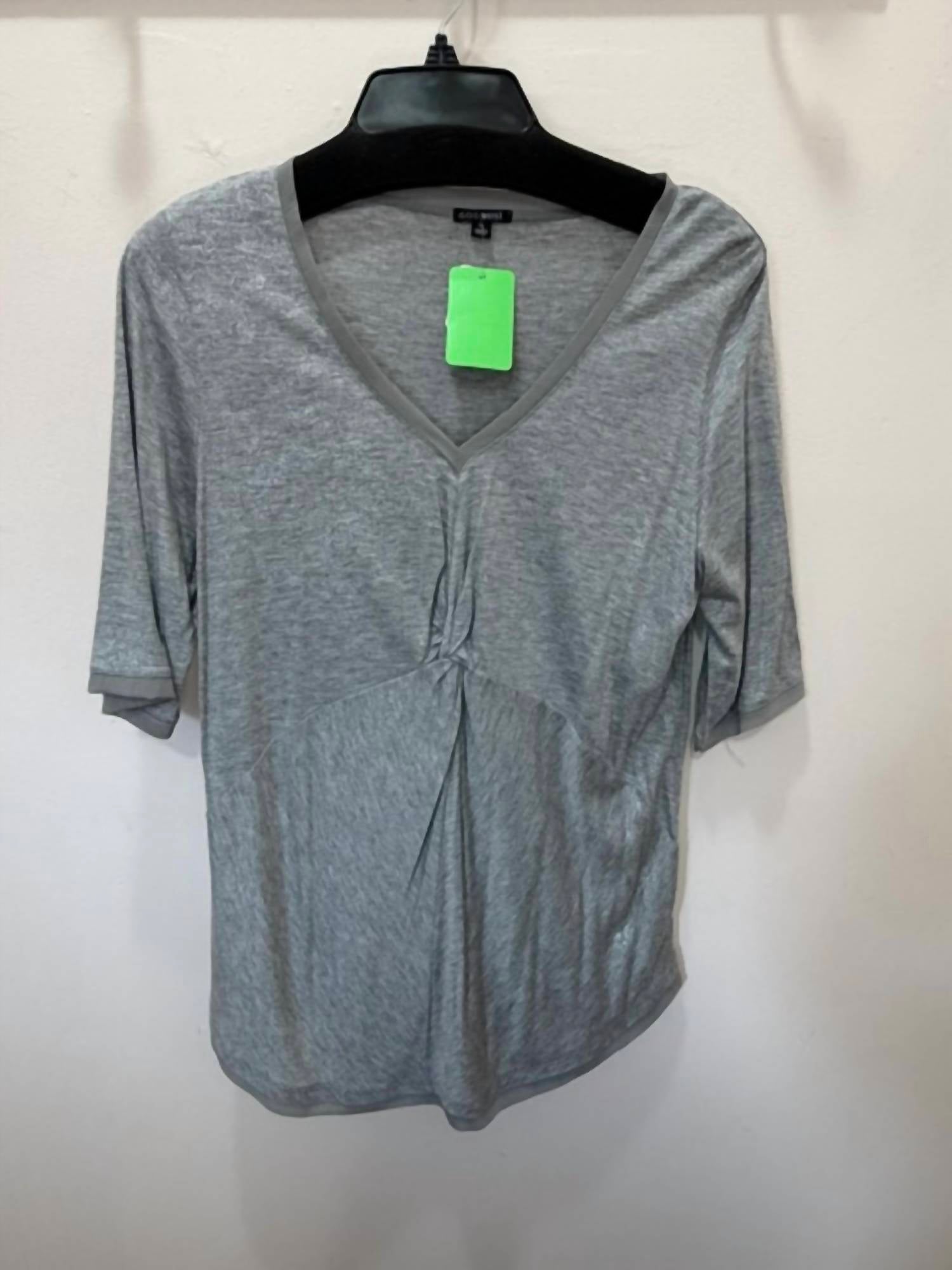 600 West - Women's Lurex V-neck Top