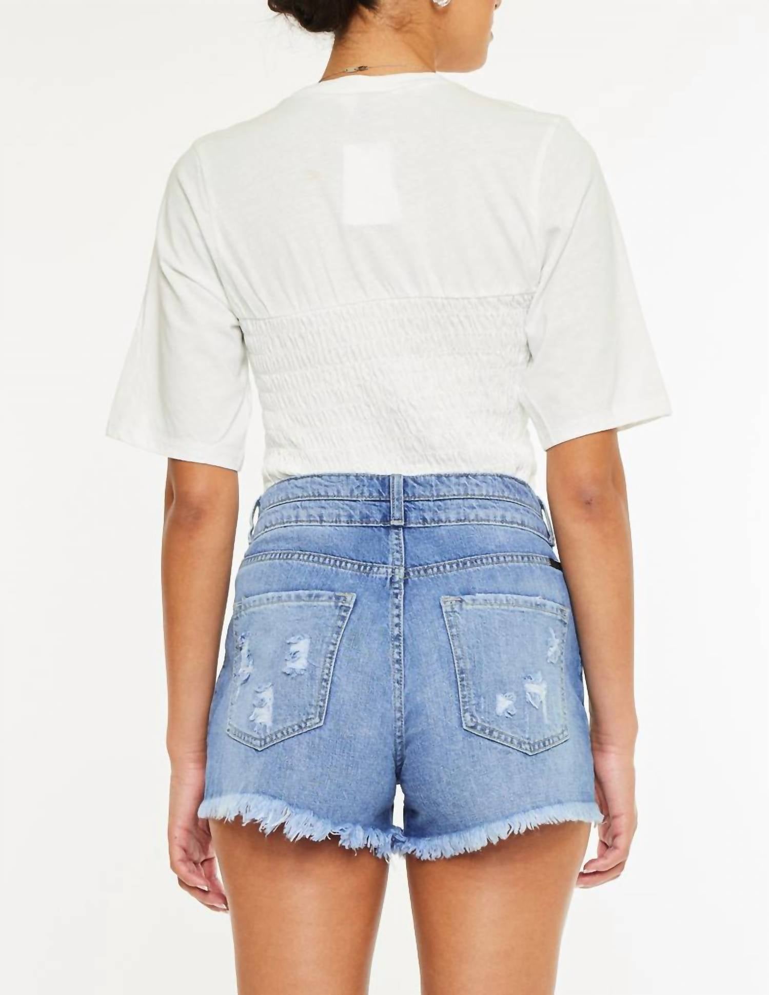 Kancan - Farah Essentials High Rise Mom Short