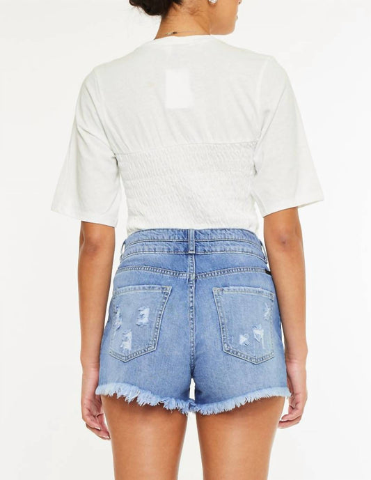 Kancan - Farah Essentials High Rise Mom Short