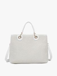 Jen & Co. - Women's The Nancy Woven Tote Bag