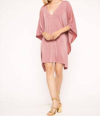 Ripley Rader - Slinky Caftan Short Dress
