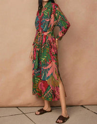 Nyland - Palmer Drawing Dream Buckle Detail Midi Dress