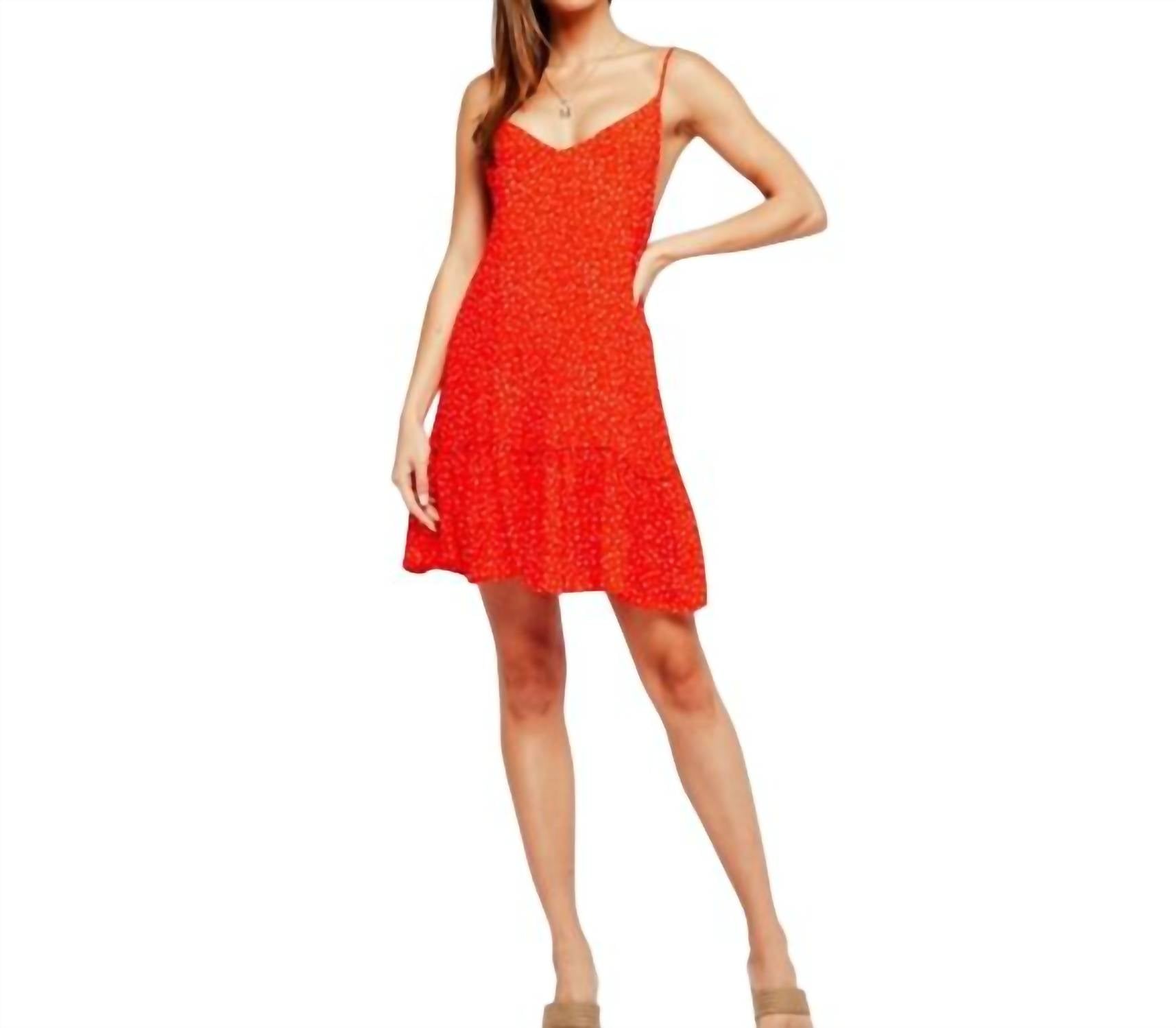 Olivaceous - Women's Floral Dress