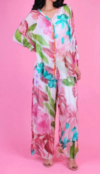 Gigi Moda - Angelo Tropical Silk Blouse