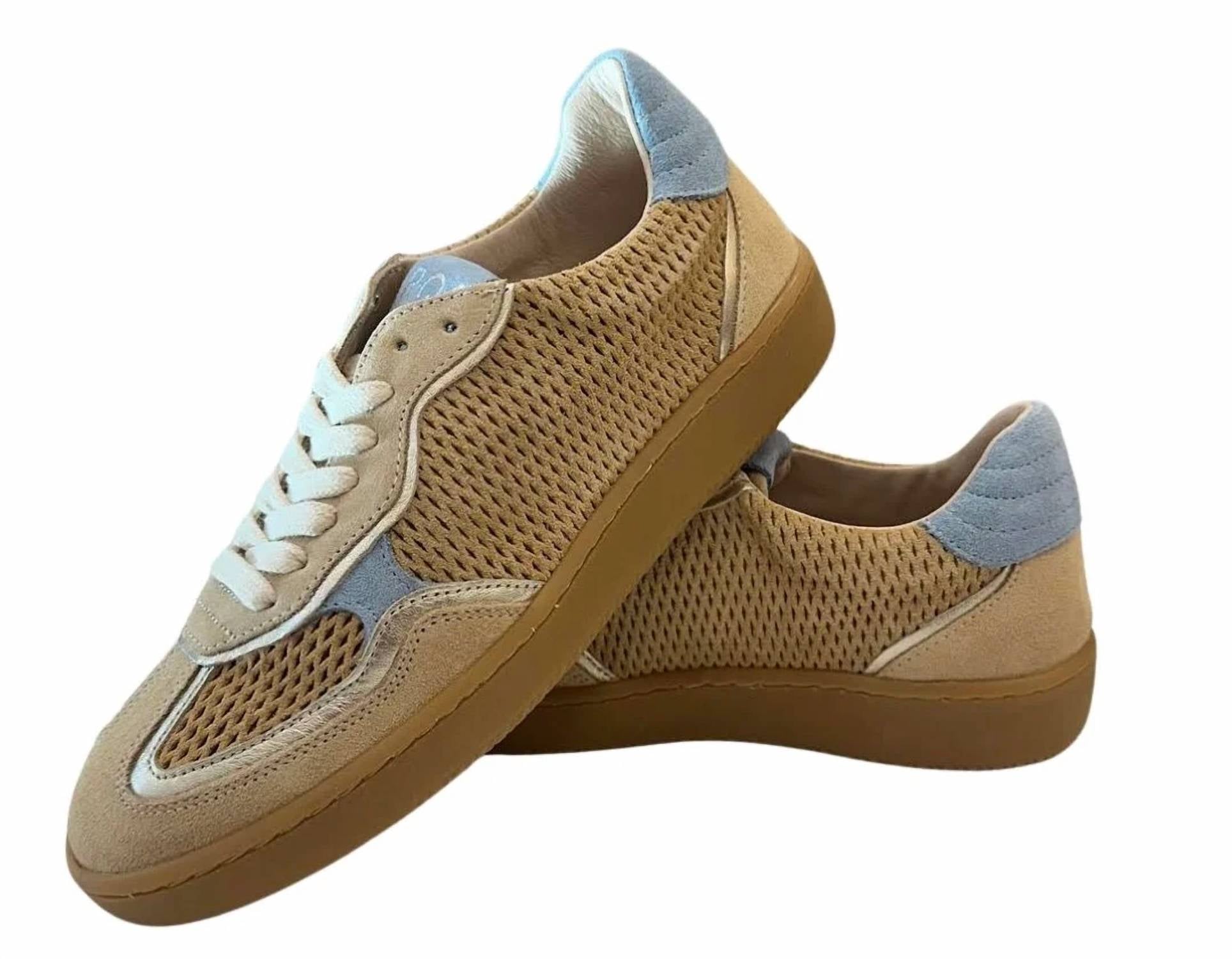 Reqins - Women's Athena Mix Cuir Suede Sneaker