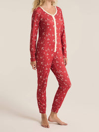 Z Supply - Women's Fa La La Silky Pointelle Onesie