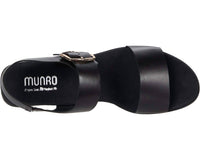 Munro Women's Cleo Sandals in black - women's sandal - view 4