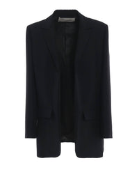 Valentino - Crepe Cady Open Front Tailored Blazer