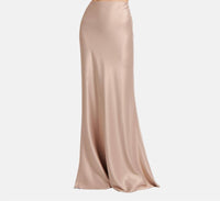 Emily Shalant - Satin A-line Maxi Skirt