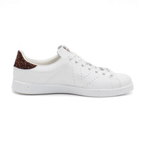 Victoria - Women's Glitter Leather Sneakers