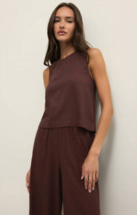 Z Supply - Sloane Linen Cropped Tank Top