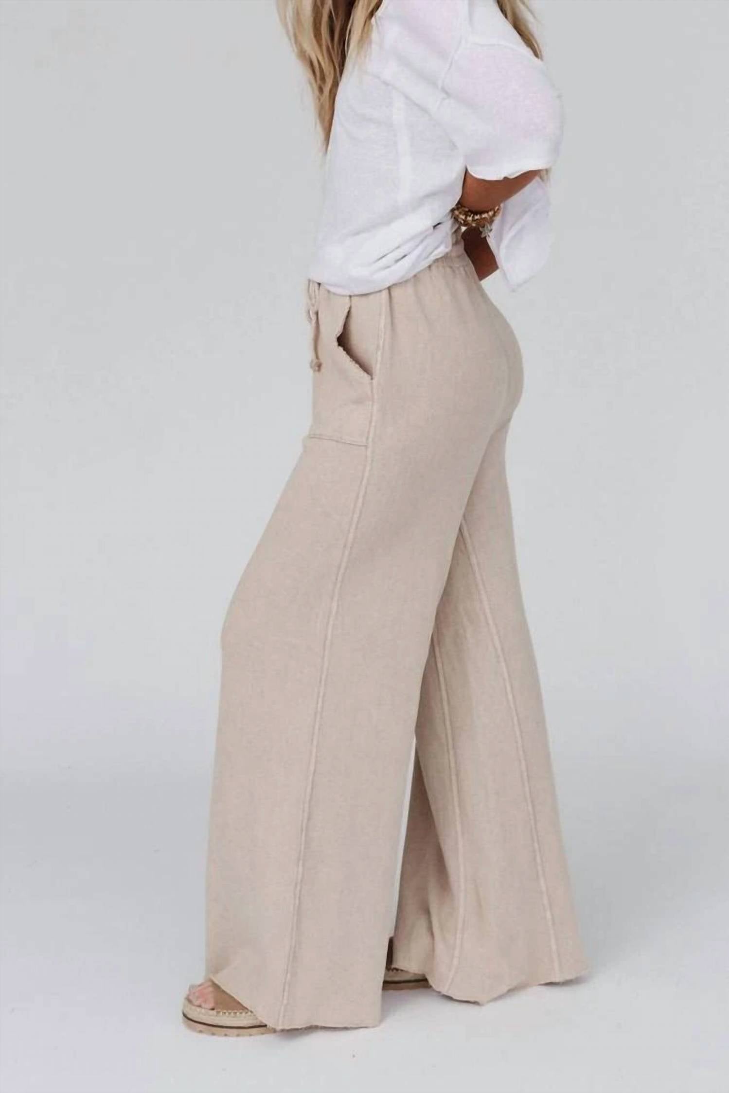 Three Bird Nest - Tie Sweat Pant with Pocket