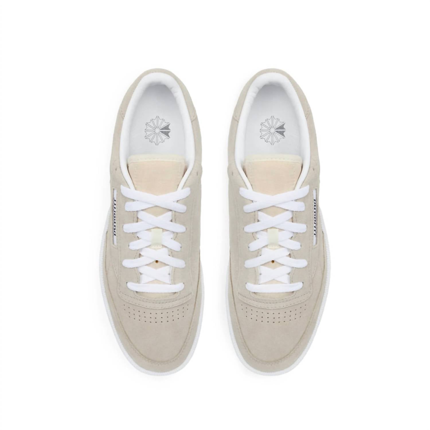 Reebok Men's Club C Jound Suede Low Top Sneakers in cream - men's sneaker - view 5