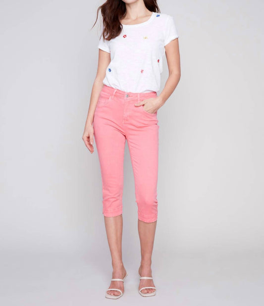 Charlie B - Capri Twill Pant