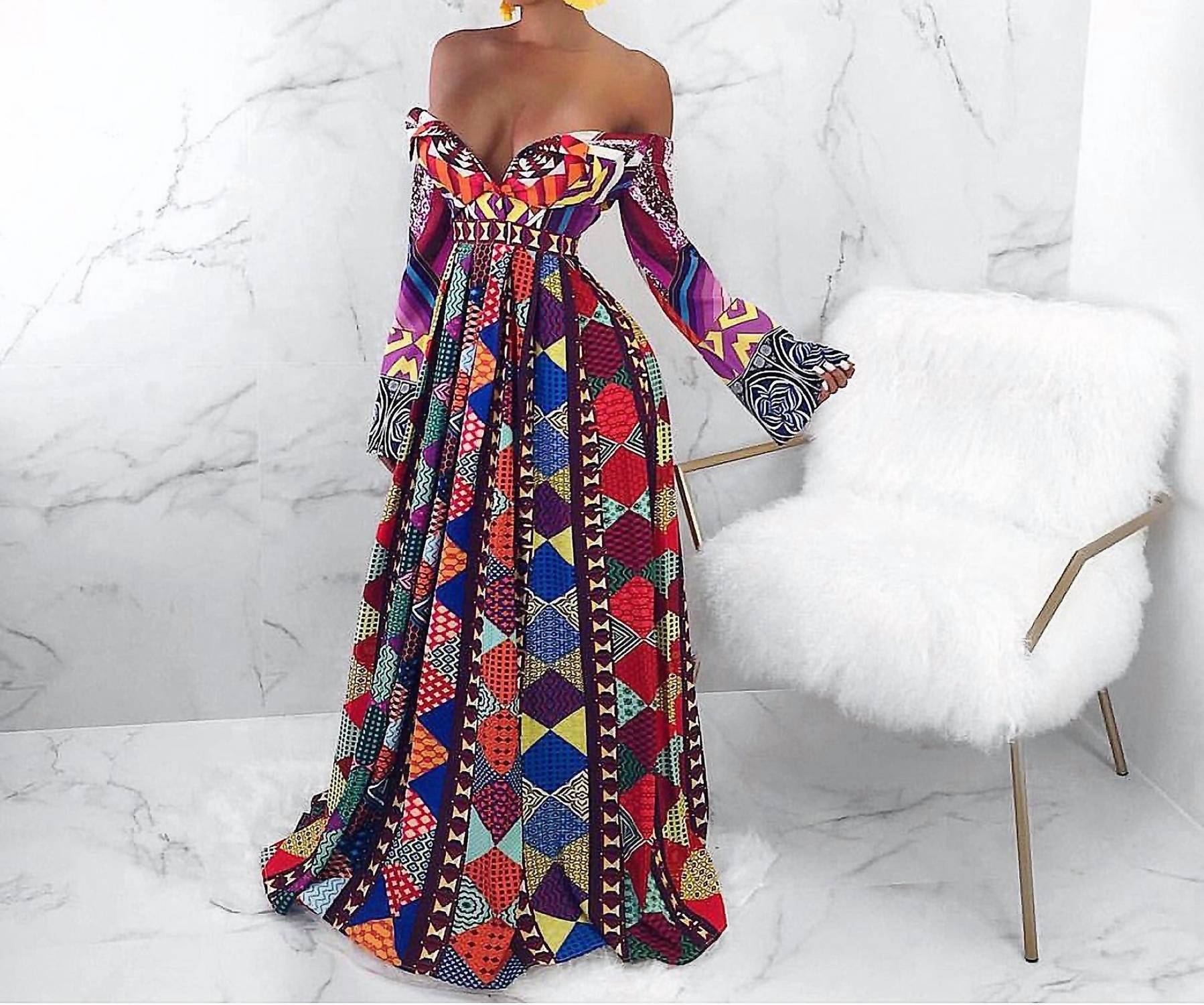 Little Secret Of Mine - Soleil Brilliant Maxi Dress