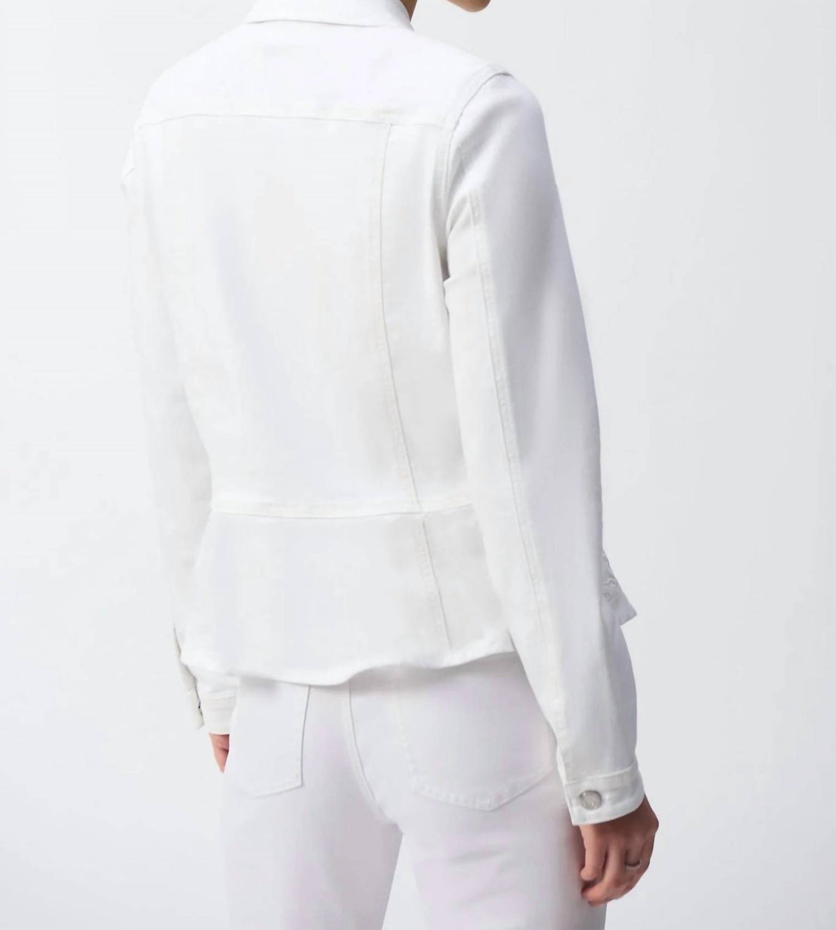 Joseph Ribkoff - Denim Broderie Anglaise Jacket