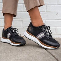 OTBT Women's Speed Shoes in black - women's sneaker - alternate view