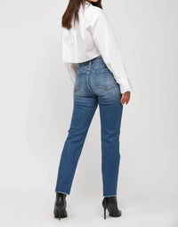 Mica Denim - Super High Rise Straight Leg Jeans