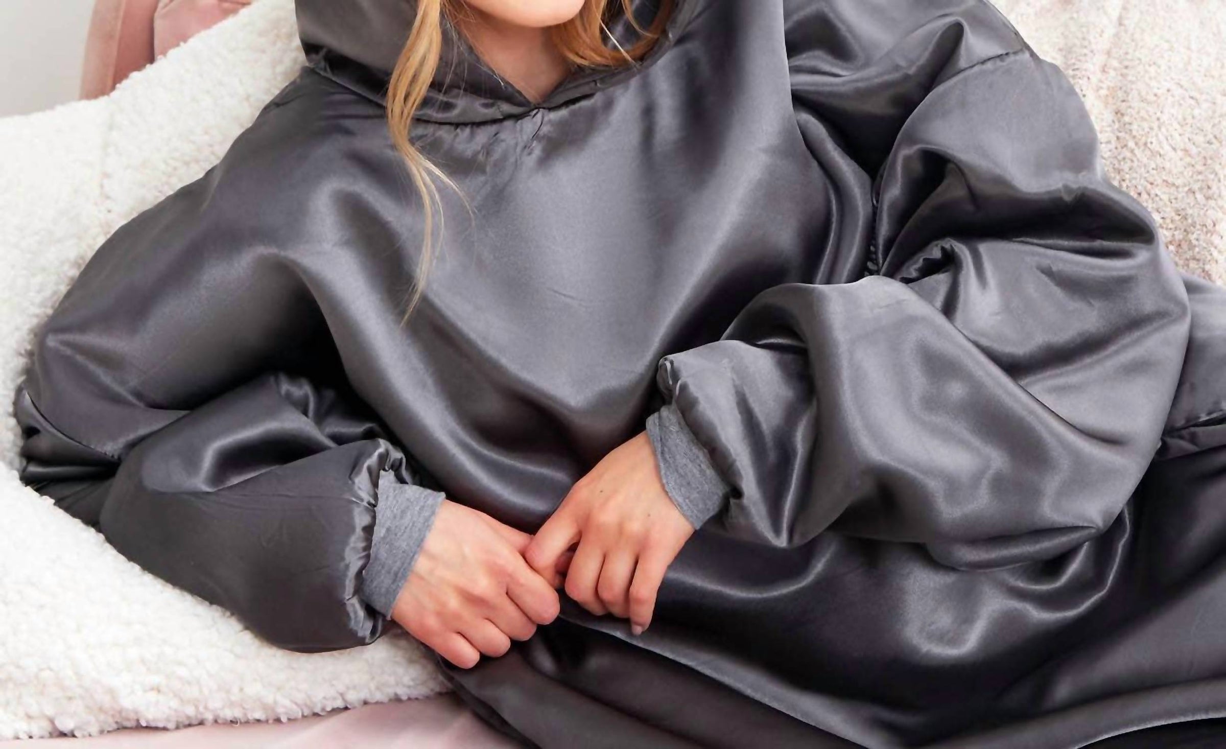 Kitsch - Glazey Satin Hoodie