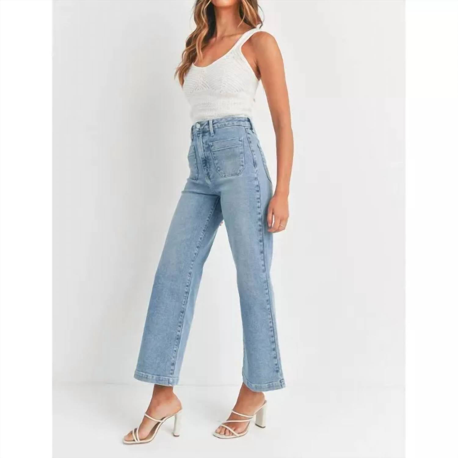 Just Black Denim - Julianna Patch Pocket Jeans