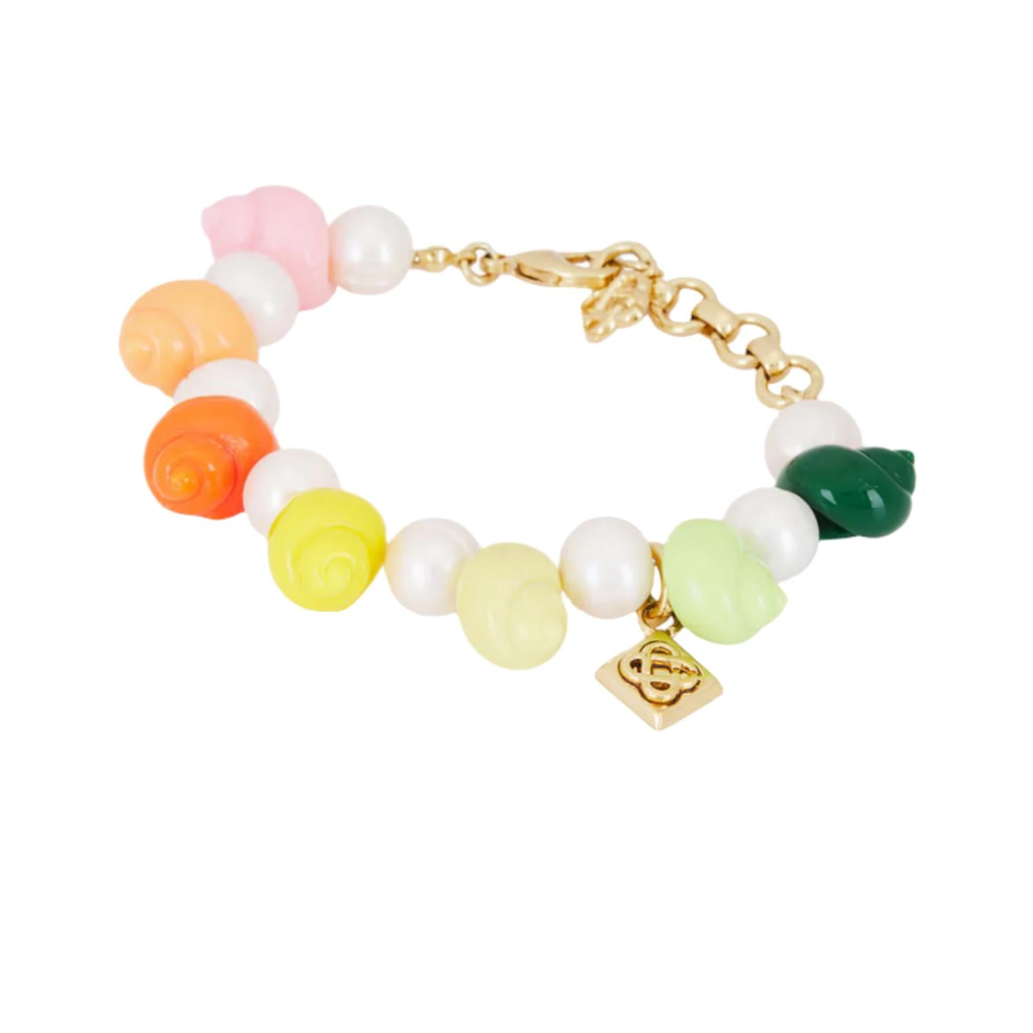 Casablanca Women's Shell & Pearl Bracelet in multi - women's jewelry
