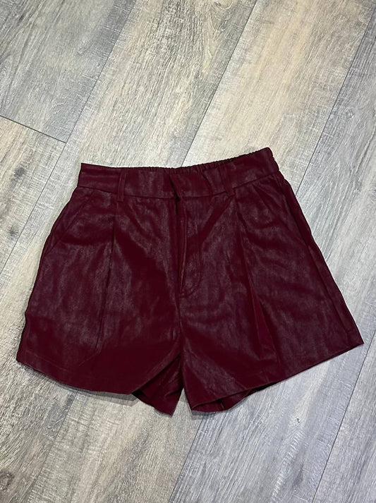Easel - Women's Textured High-Waisted Shorts