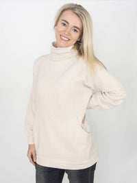 Bluivy - Mock Kneck Knit Tunic Sweater