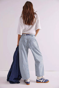 Free People - Moxie Railroad Low-slung Jeans