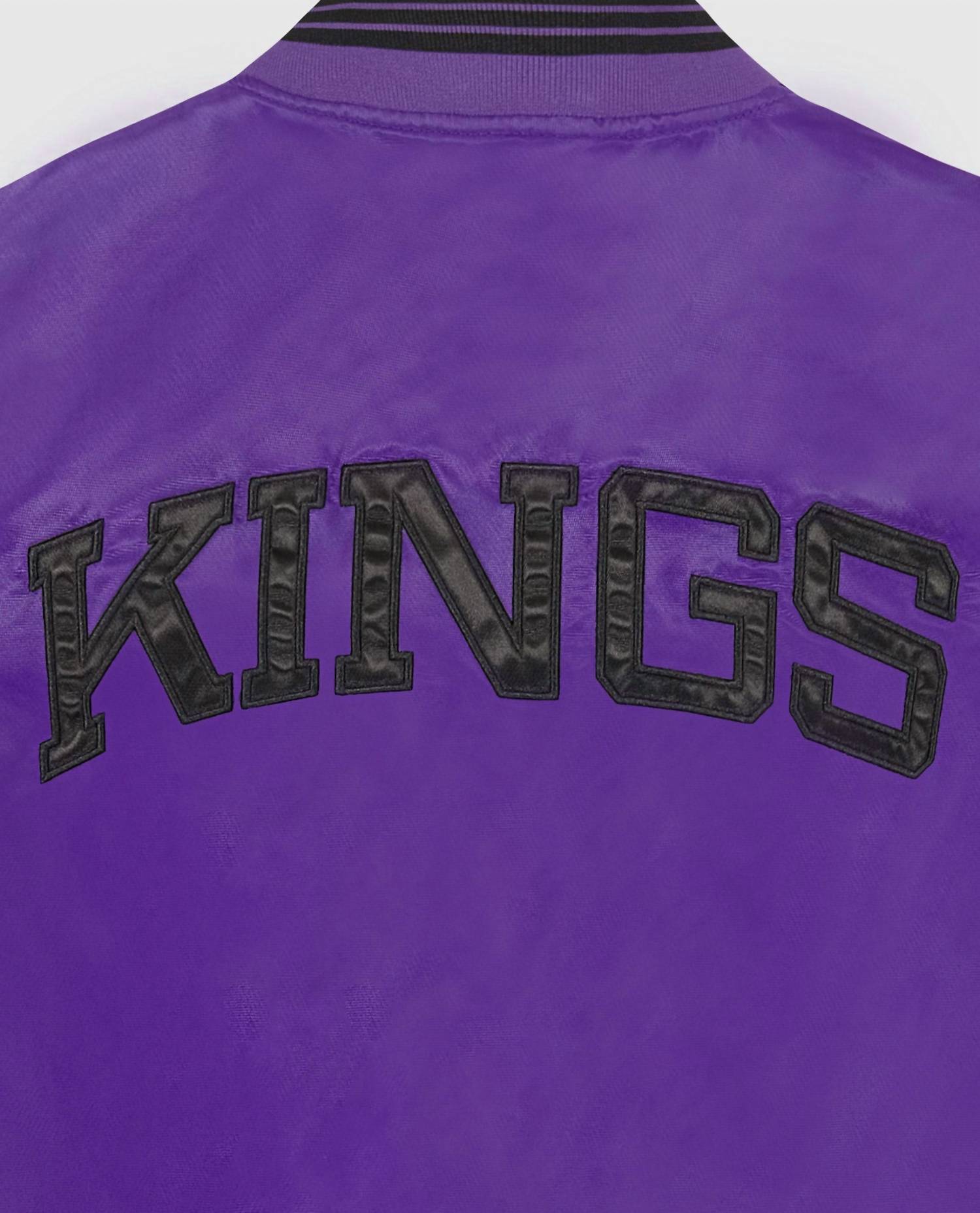 Starter - Womens Sacramento Kings Varsity Satin Full-snap Jacket