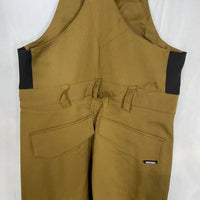 Gsou Snow Men’s Relaxed Fit Snow Bibs With Knee Reinforcements in brown - men's pants - view 4