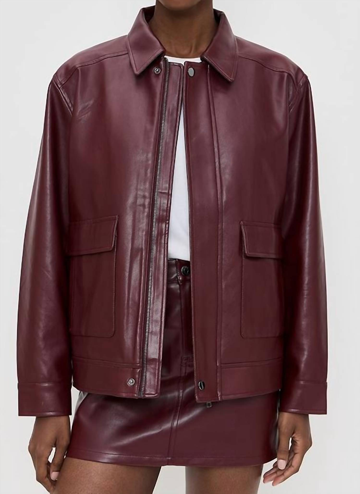 Pistola - Valerie Faux Leather Biker Jacket