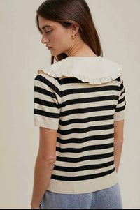 Wishlist - twofer peter pan collar sweater top