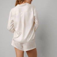 Lunya - Washable Silk Button Up Long Sleeve Shirt