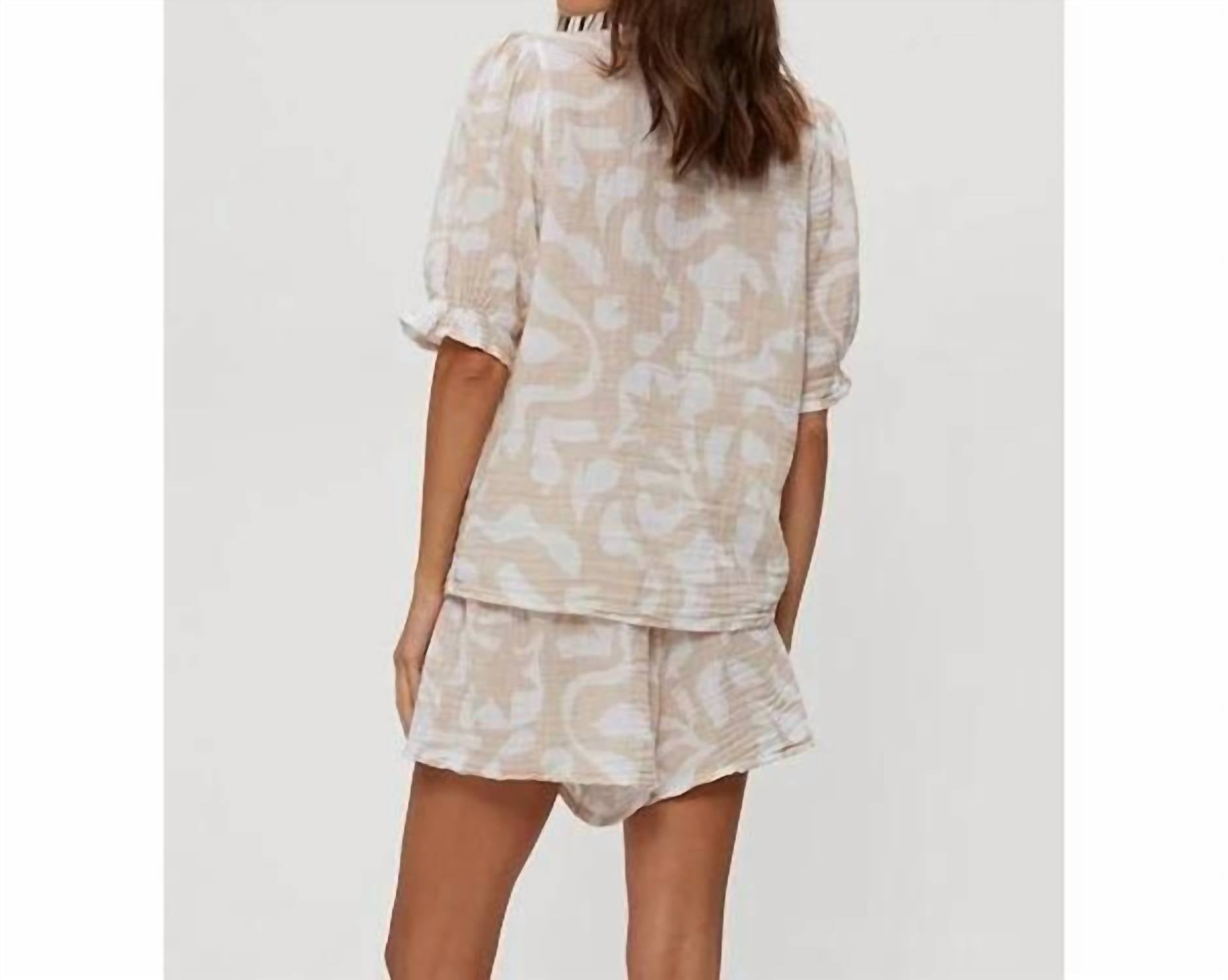 Michael Stars - Genevieve Printed Top