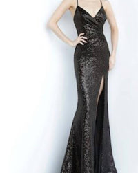 Jovani - Spaghetti Strap Long Sexy Prom Dress