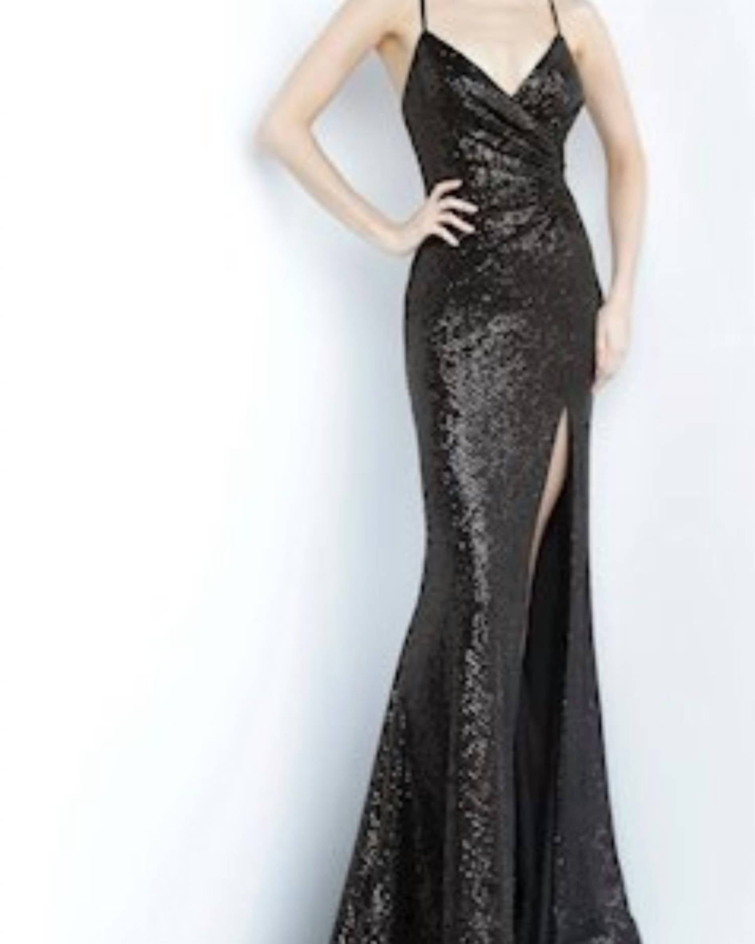 Jovani - Spaghetti Strap Long Sexy Prom Dress