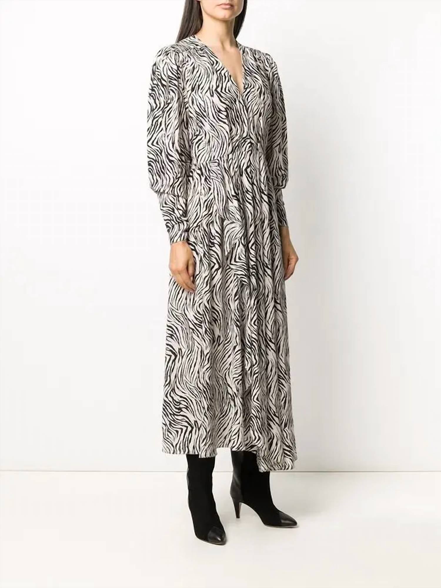 Isabel Marant - Zebra Print Midi Dress
